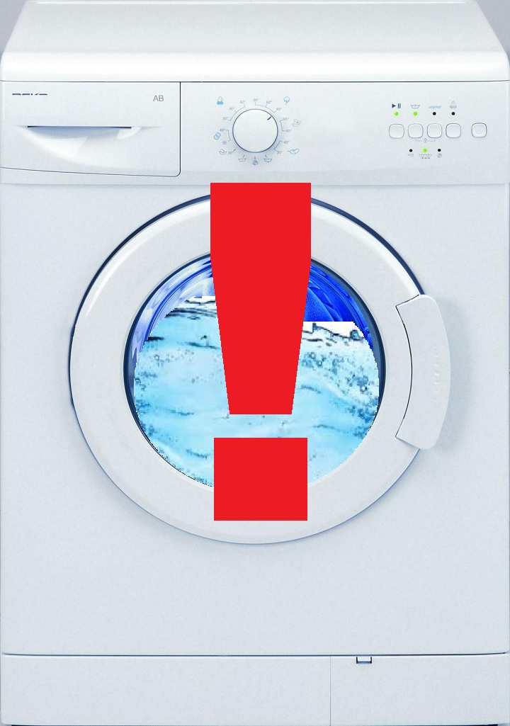 The car is standing with water