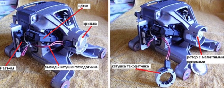 местоположение на тахометъра