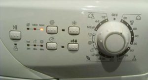 Mechanical control of a washing machine