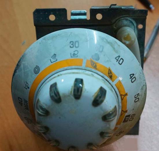 Washing machine programmer