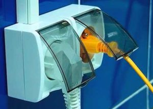 Sockets with protective covers