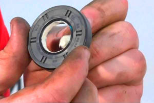 We lubricate new seals and bearings