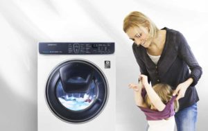 Machine washing a Samsung