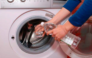 acetic acid for cleaning a washing machine
