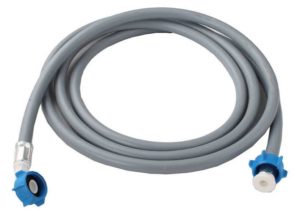 Water hose for connecting the washing machine