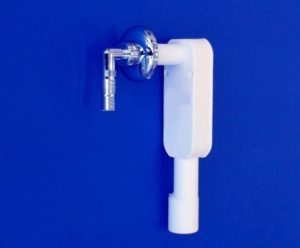 Wall-mounted siphon