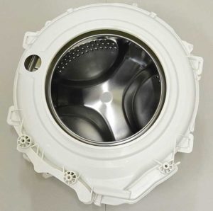 Plastic washing machine tank