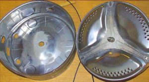 Stainless steel washing machine tank