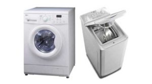 Types of washing machines by loading method