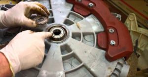 Washing machine bearing wear