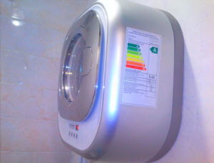 Компактни размери на стенна пералня