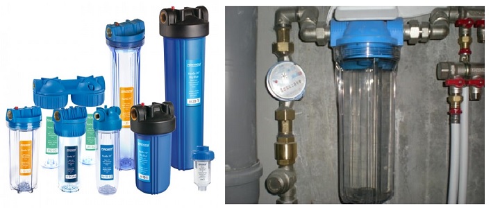 Veevarustussüsteemi peamine filter