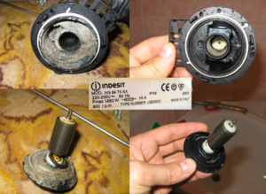 Magnet on the washing machine pump