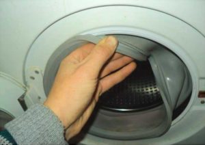 Washing machine door cuff
