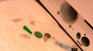 Отломки от канализационната система на пералнята