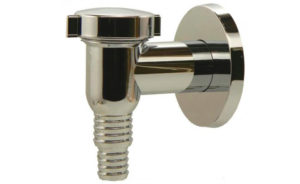 Wall-mounted check valve for washing machine