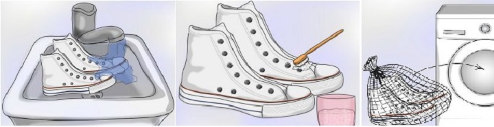 Как да подготвим обувките за пране