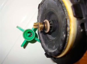 Broken impeller on the pump