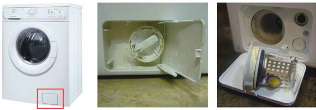 Võõrkehad pesumasina filtris