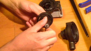 Disassembling the washing machine pump