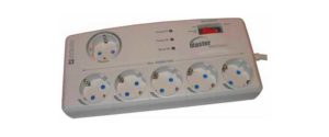 External surge protector with indicators