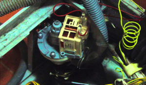 Drain hose in a washing machine