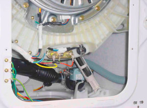 Removing the back cover on Electrolux and Zаnussi washing machines