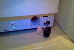 Remove the drain filter