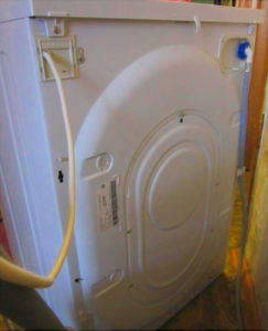Indesit washing machine rear panel