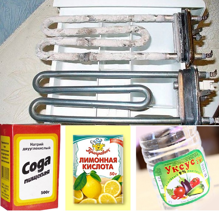 Heating element cleaning products