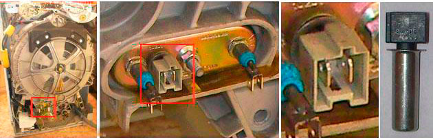 Термистор на пералнята