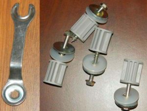 Washing machine transport bolts