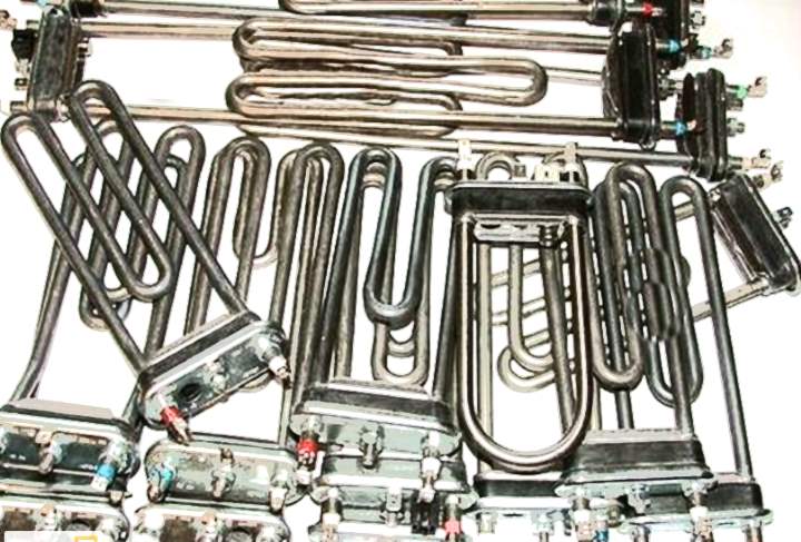 Heating elements of washing machines