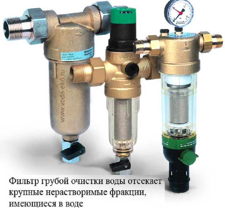 Kolm jämefiltrite valikut