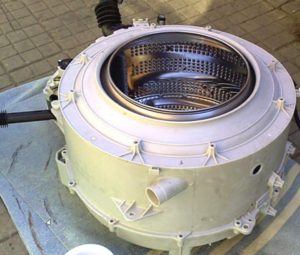 Tvättmaskinens tank