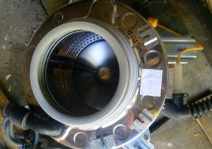 Stainless steel washing machine tank