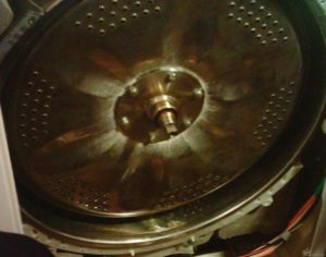 Enameled washing machine tank