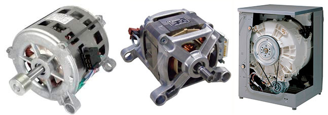 Washing machine motors