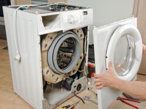 transport bolts located on the rear panel